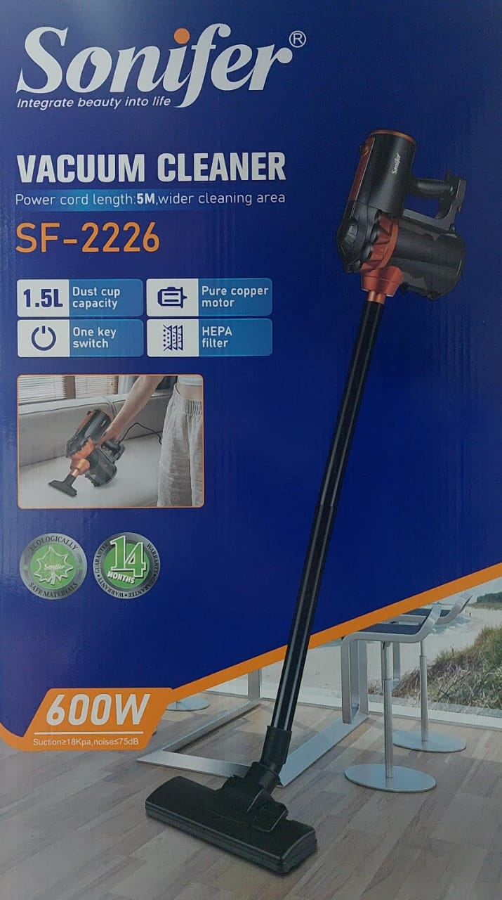 Sonifer SF-2226 home appliances 600w with floor brush head electric multifunctional vacuum cleaner handheld