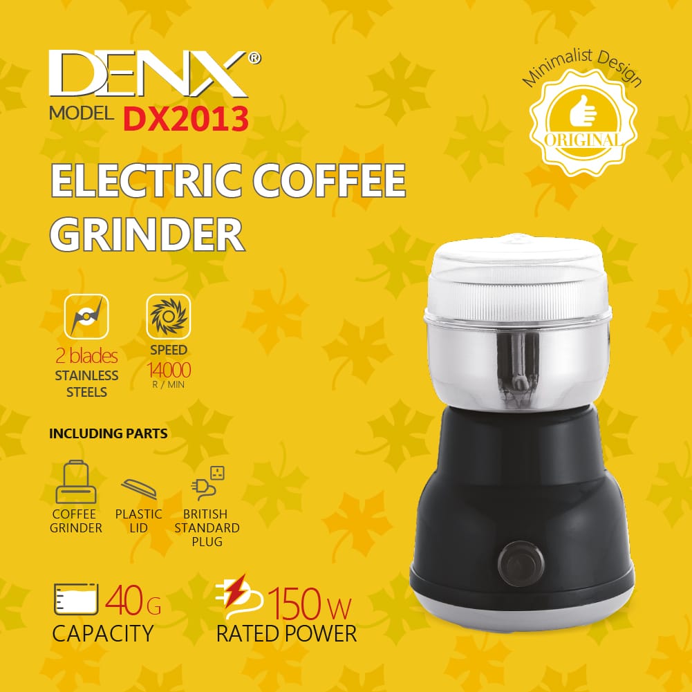 DENX DX2013 ELECTRIC COFFEE GRINDER