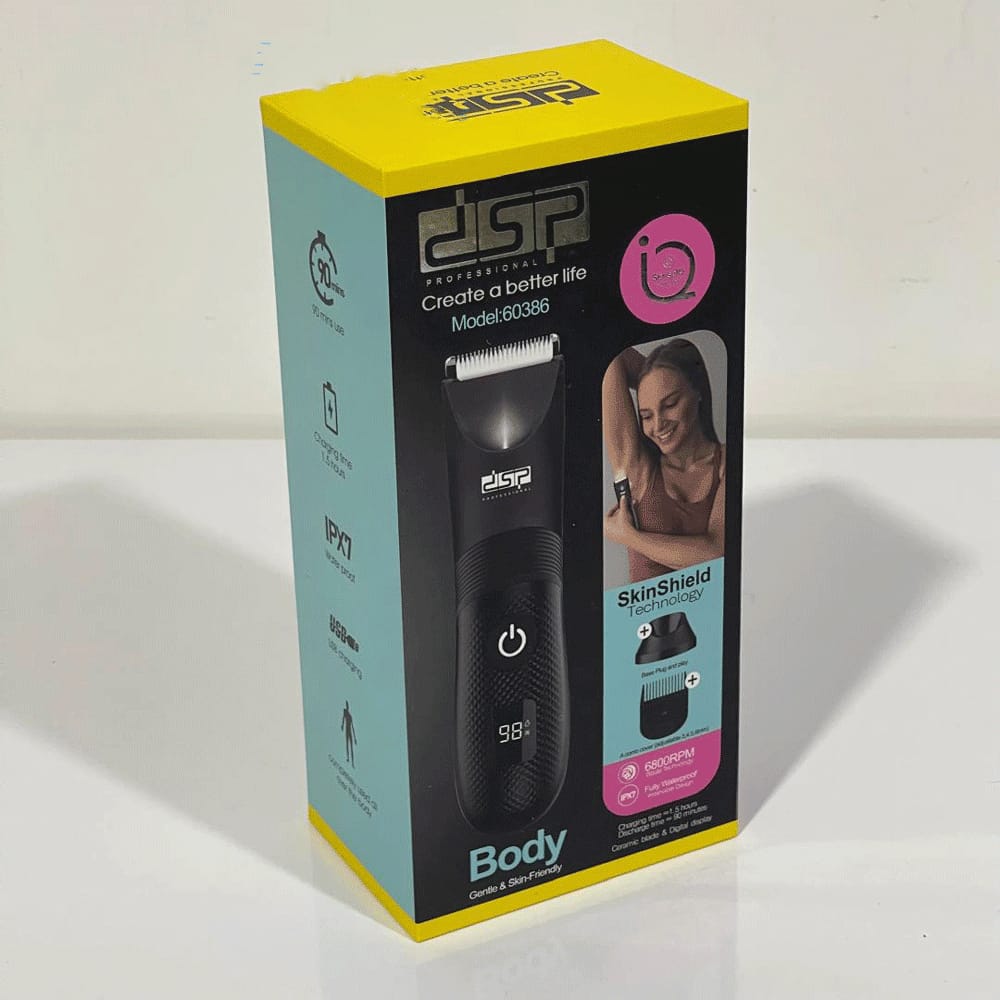 DSP 60386, Skin Shield waterproof IPX7 Body Shaver