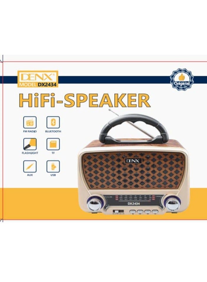 DENX DX2434 HIFI-RADIO SPEAKER