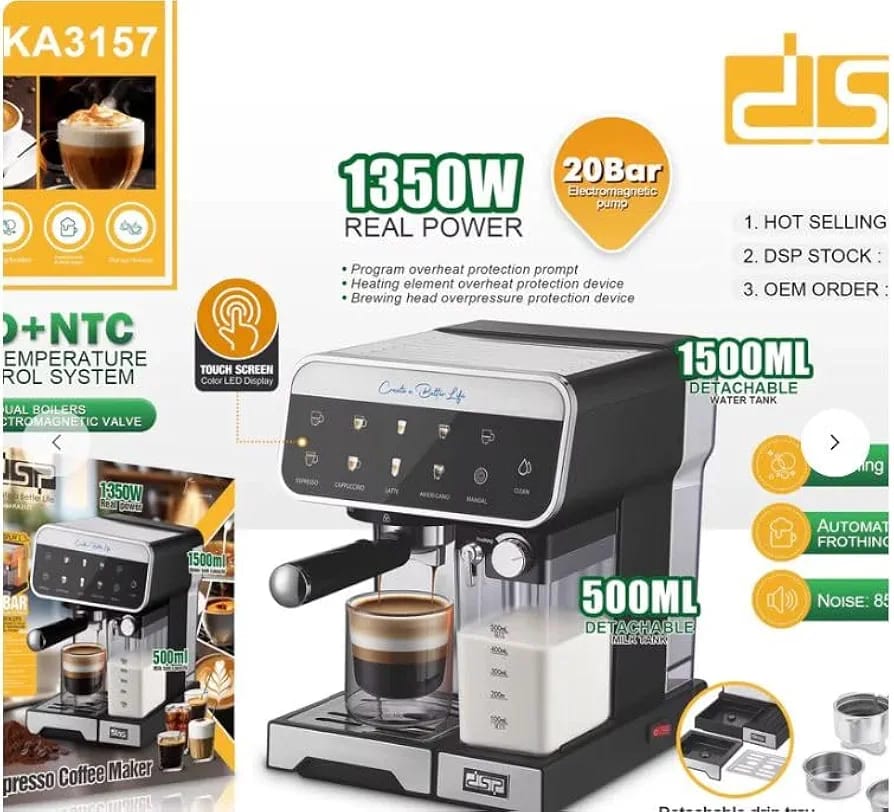 DSP KA3157 Professional Espresso Machine