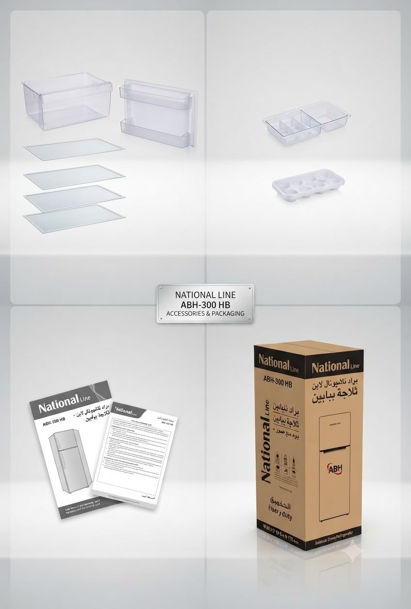 National Line top-mount refrigerator, model ABH-300 HB