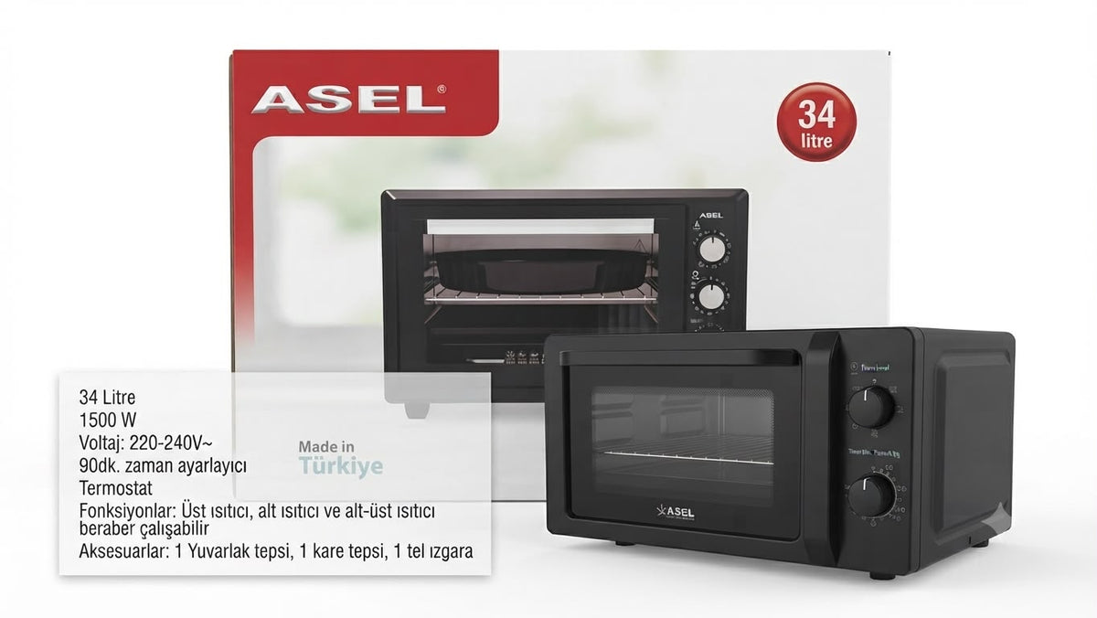 فرن كهربائي صغير Asel AF-34-23