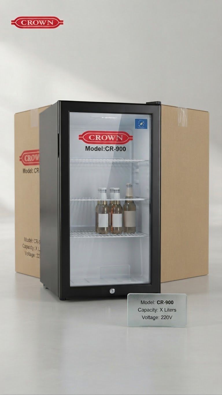 Crown single-door compact refrigerator CR-900.