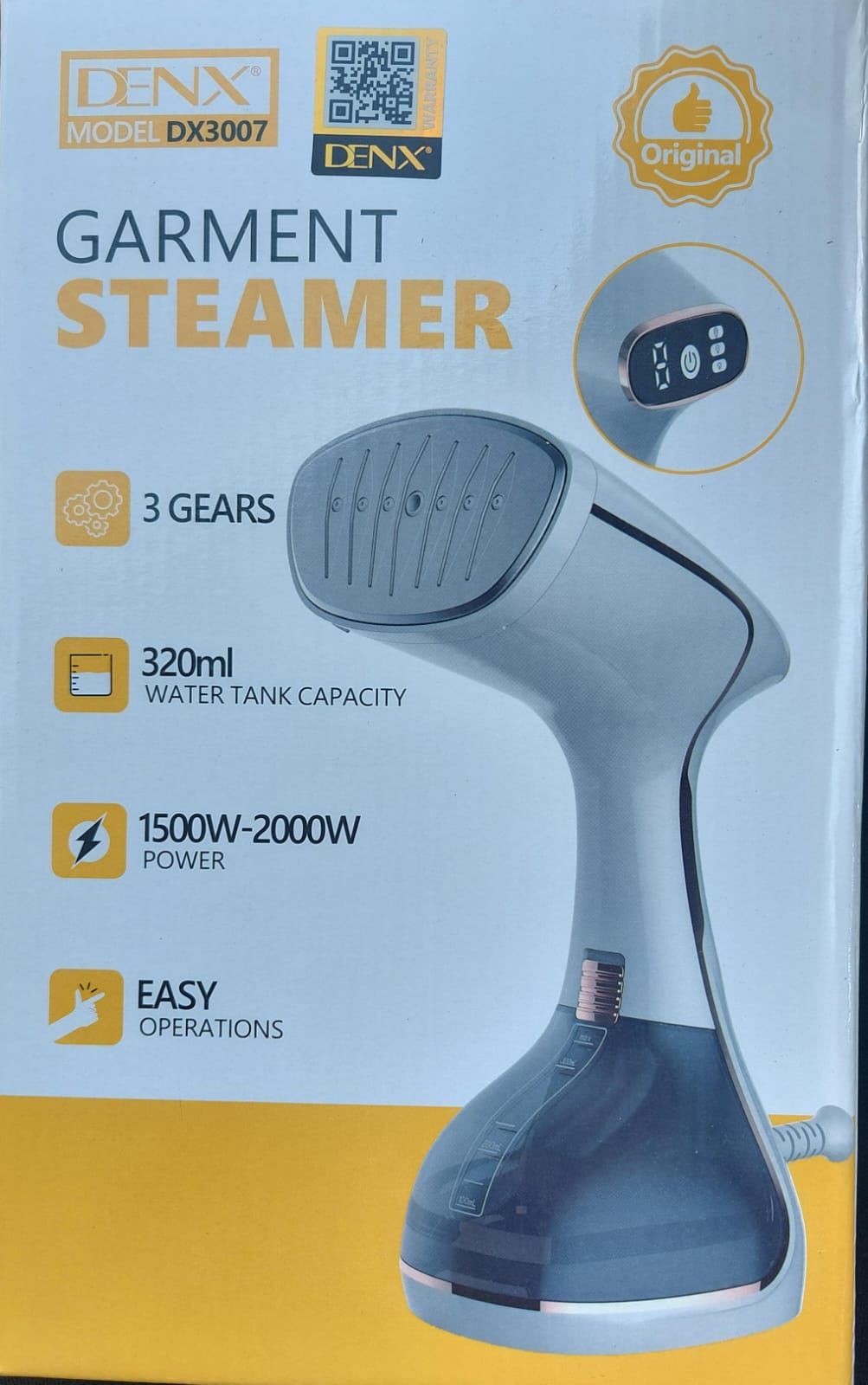 DENX DX3007 Handheld Garment Steamer