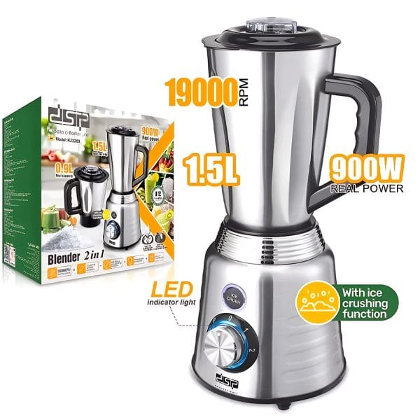 DSP KJ2203 BLENDER POWERFUL 900W 2IN1