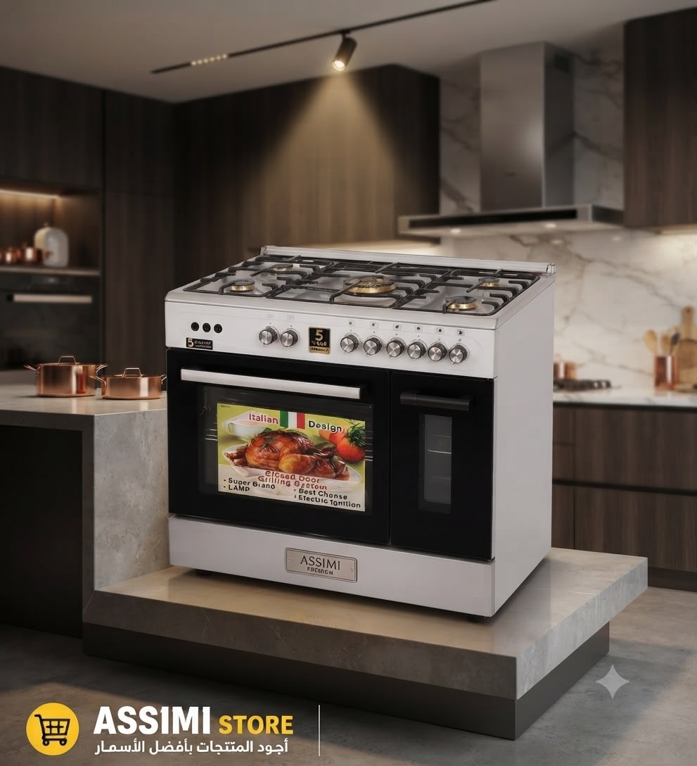 General Pro 5-Burner Italian Design Gas Cooker