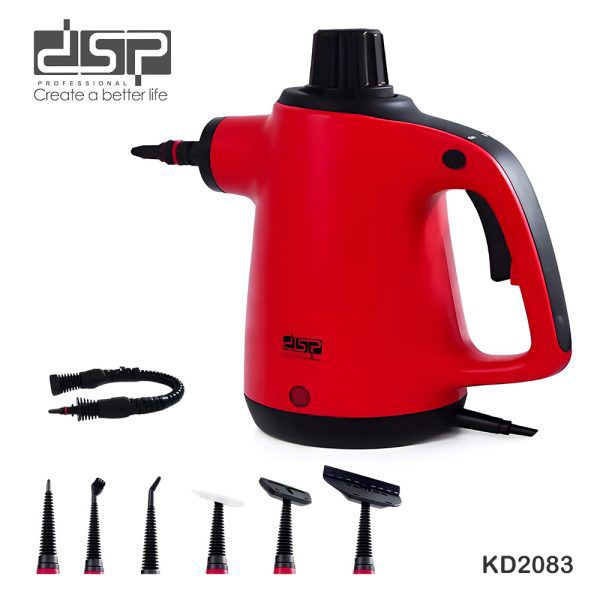 DSP HANDHELD STEAM CLEANER 10 in 1 KD2083(red-white)