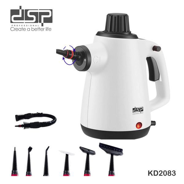 DSP HANDHELD STEAM CLEANER 10 in 1 KD2083(red-white)