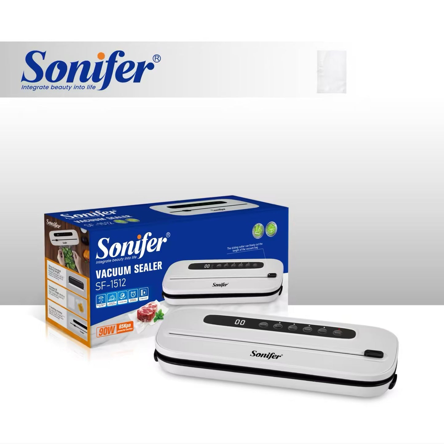 SONIFER VACUUM SEALER SF-1512