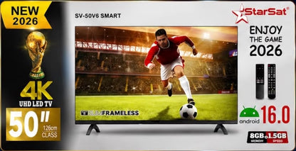StarSat 50-inch 4K UHD LED smart TV