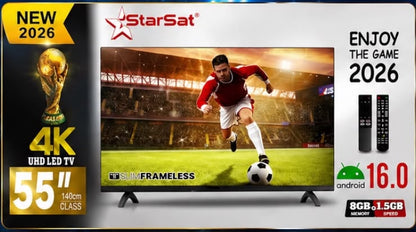 StarSat 55" New 2026 UHD LED TV