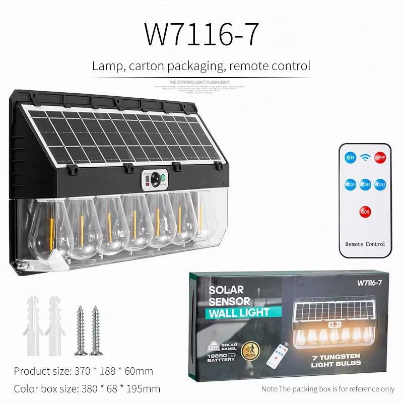 W7116-6 solar wall light