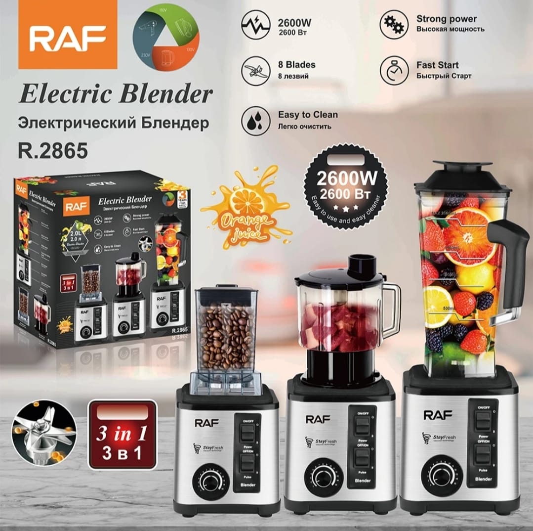 Electric blender RAF R.2865 3in1