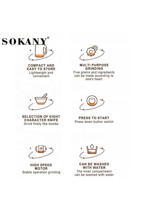 SOKANY SK-01016 Grinding Blender
