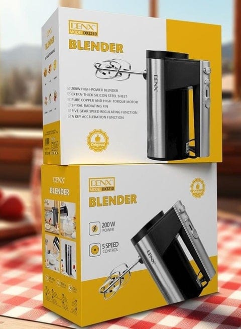 DENX DX3210 Electric Egg Beater & Dough Mixer