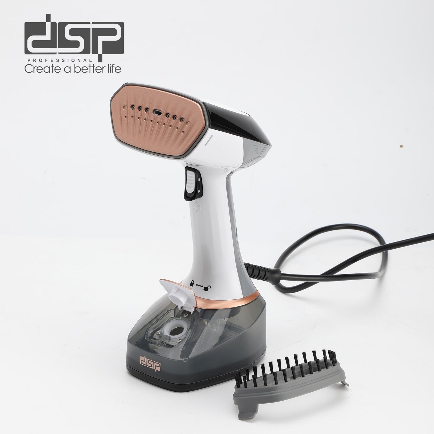 dsp kd1121-black handheld garment steamer