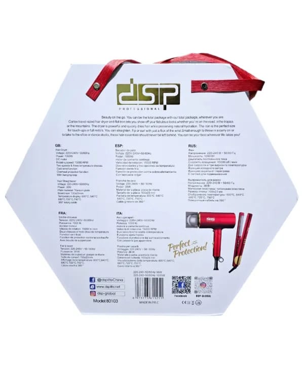 DSP Hair dryer set 80103