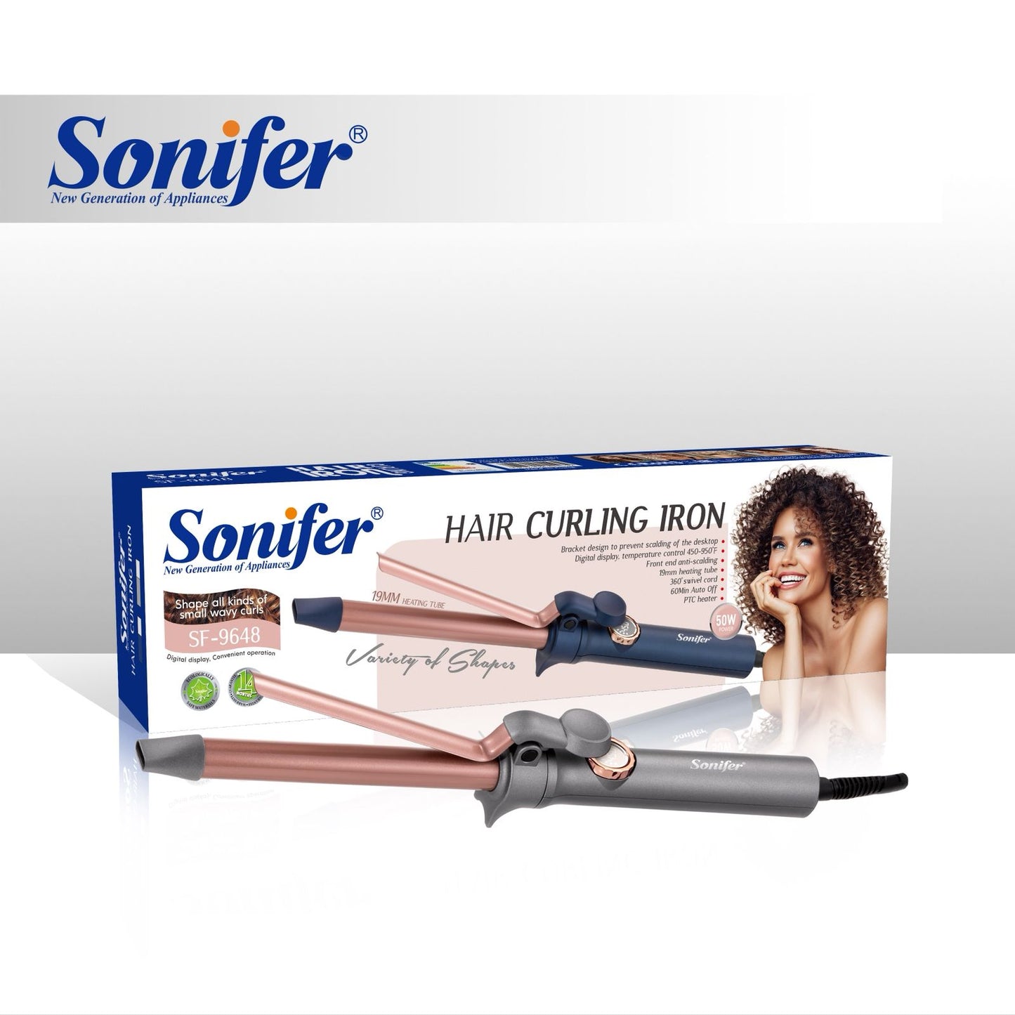 Sonifer hair curling iron SF-9648