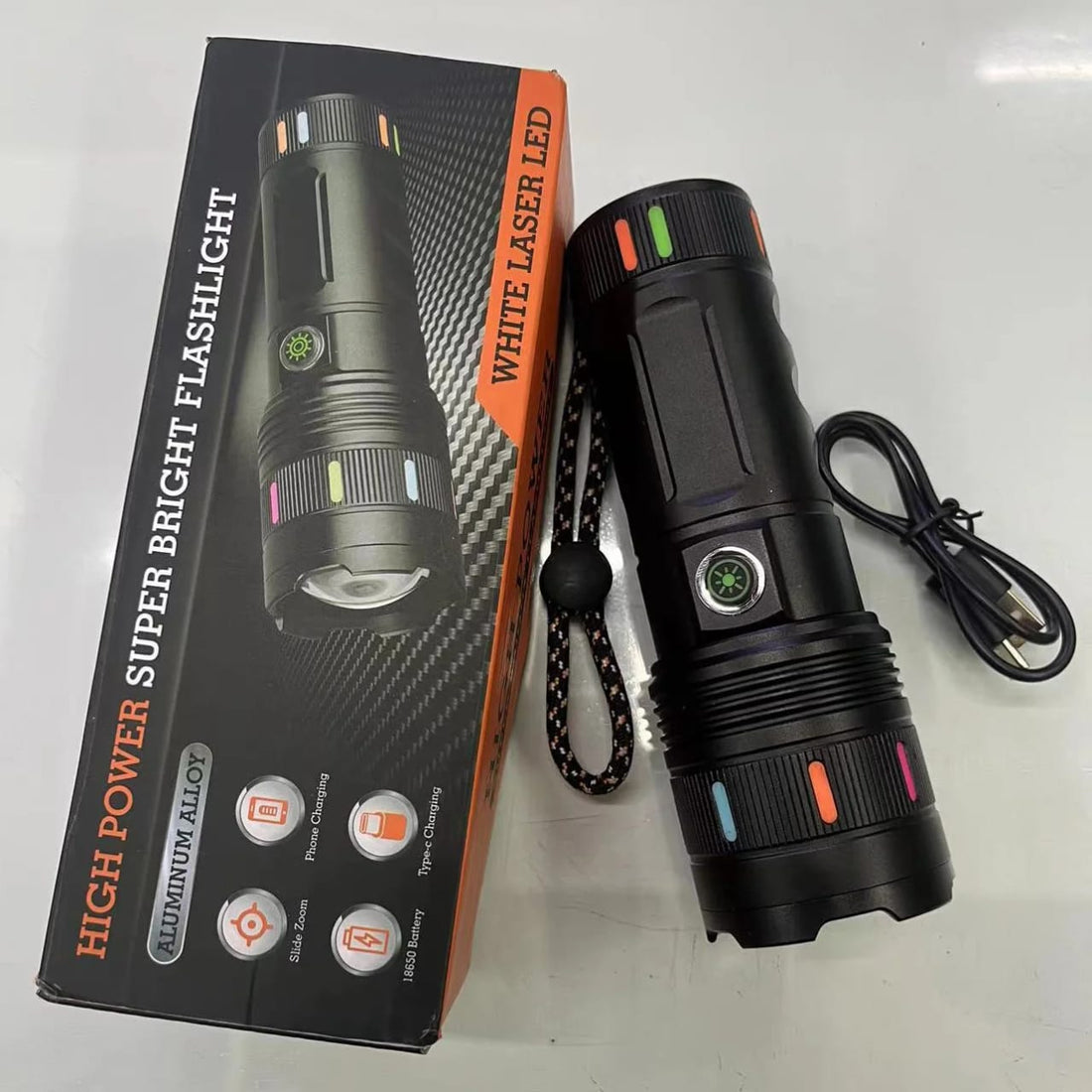 HIGH POWER SUPER BRIIGHT FLASHLIGHT