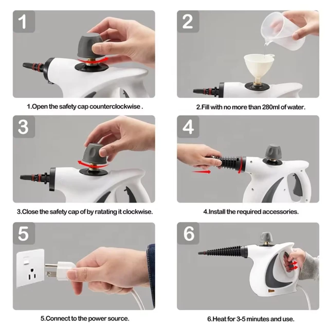 Silver Crest OK-399 handheld steam cleaner.  Model No: OK-399
